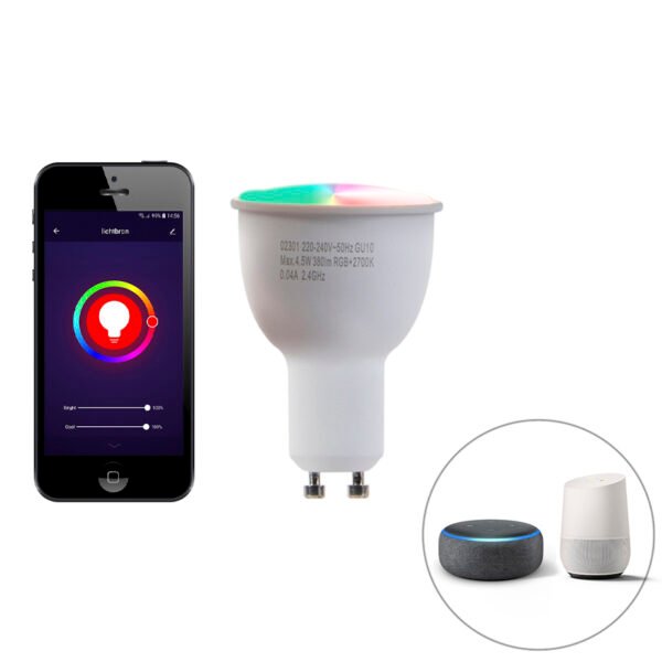 Inteligentné vonkajšie nástenné svietidlo čierne IP44 vrátane wifi GU10 - Solo - Image 2