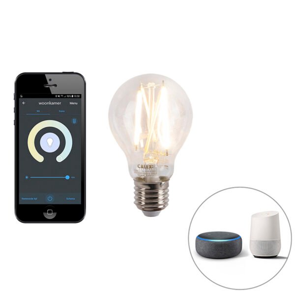 Inteligentná vonkajšia nástenná lampa čierna IP44 vrátane WiFi A60 - Mníchov - Image 2