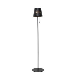 Vonkajšia stojaca lampa čierna vrátane LED 3-stupňovo stmievateľná na solárny pohon - Ferre