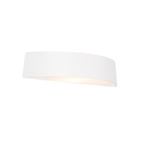 Moderná vonkajšia nástenná lampa biela IP44 - Caz
