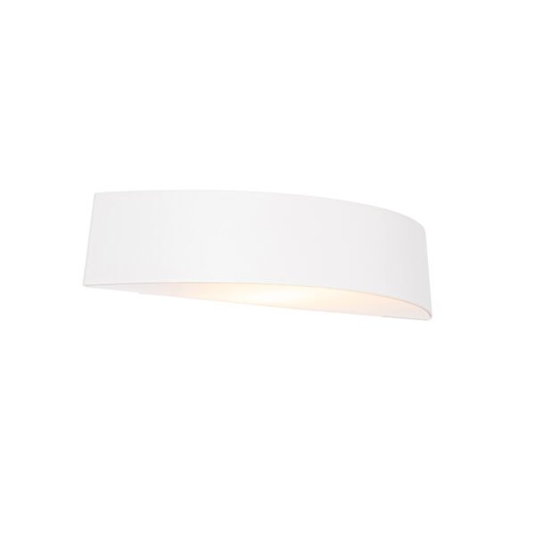 Moderná vonkajšia nástenná lampa biela IP44 - Caz