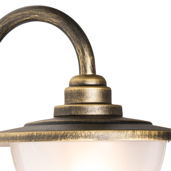 Klasická vonkajšia nástenná lampa starožitné zlato IP44 - Bruges - Image 2