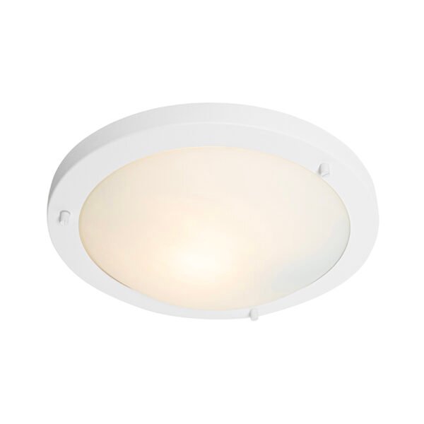Moderné stropné svietidlo biele 31 cm IP44 - Yuma