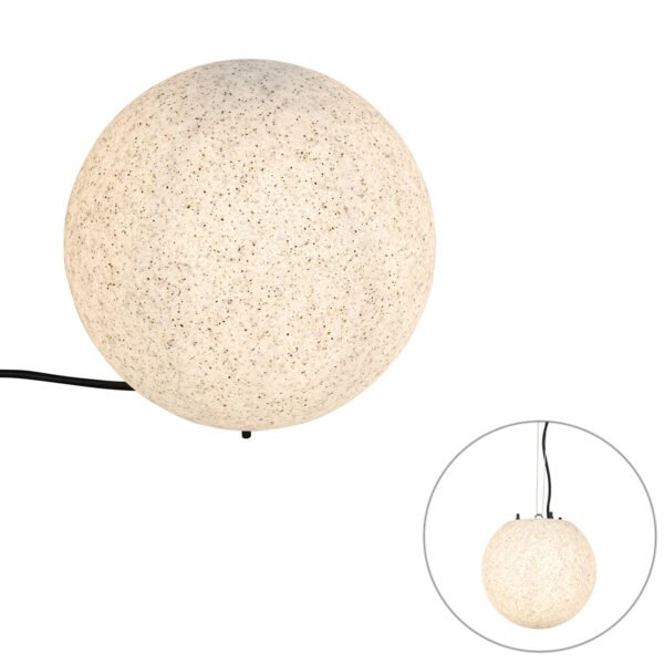 Moderná vonkajšia lampa sivá 25 cm IP65 - Nura