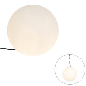 Moderné vonkajšie svietidlo biele 45 cm IP44 - Nura