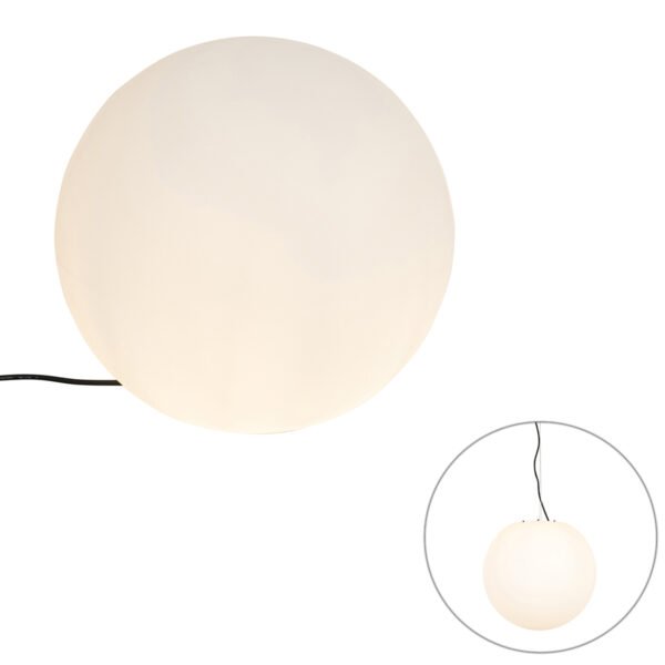 Moderné vonkajšie svietidlo biele 45 cm IP44 - Nura