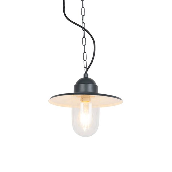 Inteligentné vonkajšie závesné svietidlo antracit IP44 vrátane Wifi ST64 - Kansas Graphite - Image 2