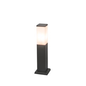 Inteligentná vonkajšia stožiarová lampa tmavosivá 45 cm vrátane Wifi P45 - Malios