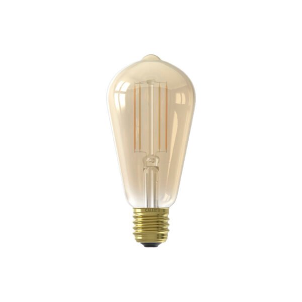 Inteligentná vonkajšia lampa zlatá 3-svetlo vrátane Wifi ST64 - New Haven - Image 2