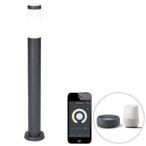 Inteligentný vonkajší lampáš antracit 80 cm vrátane Wifi P45 - Rox