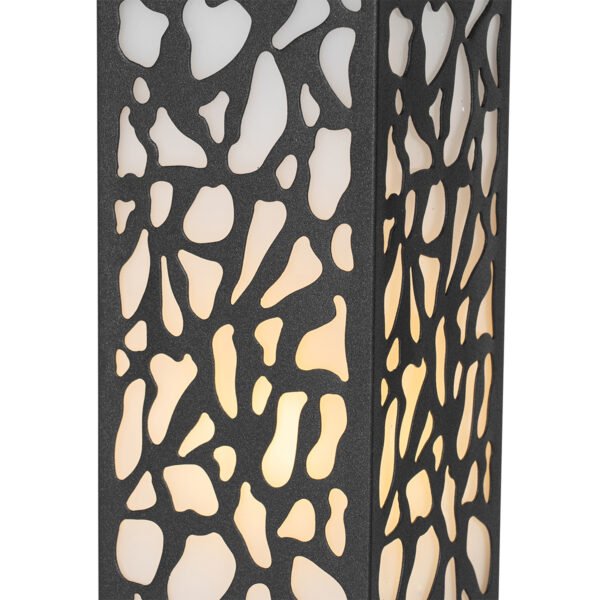 Moderný vonkajší stĺpik čierny 40 cm IP44 - Nicole - Image 2