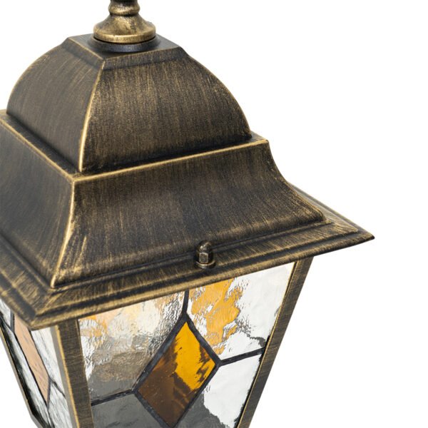 Vintage exteriérový lampáš starožitný zlatý 45 cm - Antigua - Image 2