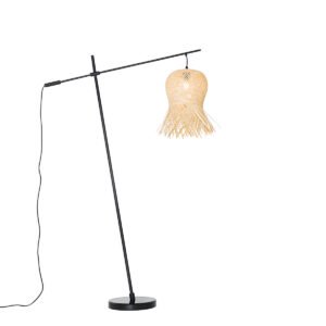 Orientálna vonkajšia stojaca lampa bambus IP44 - Carlos