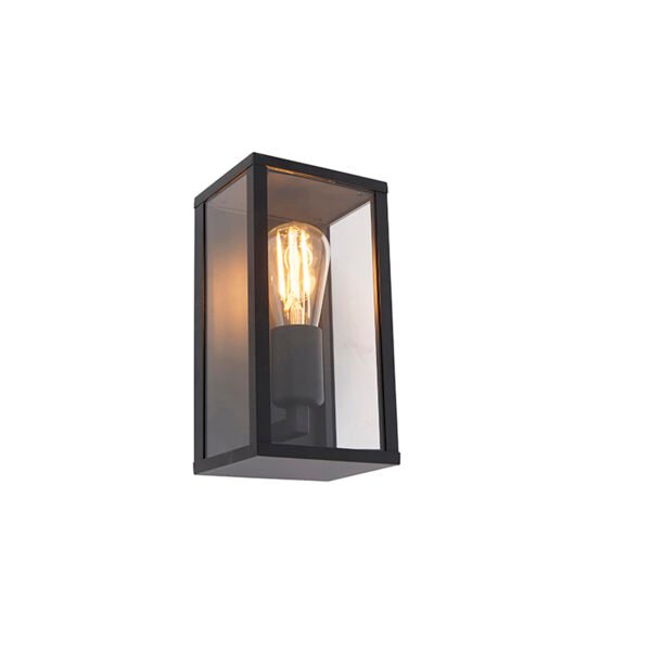 Sada 2 industriálnych nástenných svietidiel čierna 26 cm IP44 - Charlois - Image 2