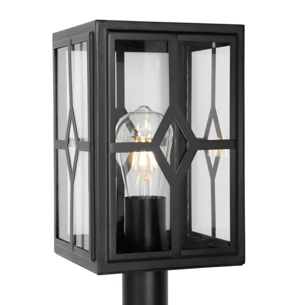 Klasická vonkajšia stojaca lampa čierna 100 cm IP44 - Dover - Image 2