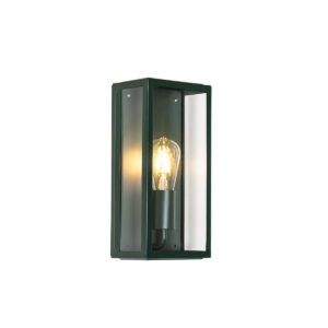 Priemyselná vonkajšia nástenná lampa tmavozelená so sklom IP44 - Rotterdam