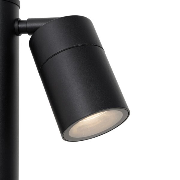 Stojaca vonkajšia lampa čierna 45 cm IP44 nastaviteľná 2-svetlo - Duo - Image 2
