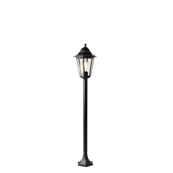 Inteligentná stojaca vonkajšia lampa čierna 120 cm vrátane Wifi ST64 - New Orleans
