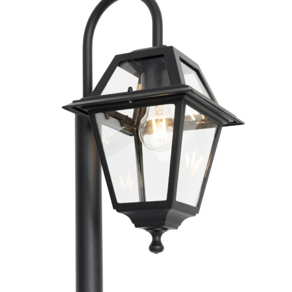 Klasická vonkajšia lampa čierna 135 cm IP44 - Berta - Image 2