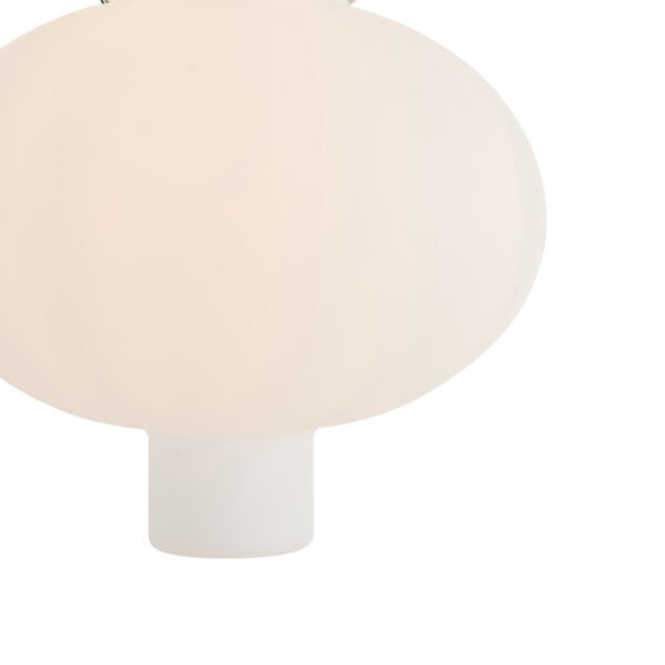 Závesné vonkajšie svietidlo biele 35 cm s červenou zástrčkou IP44 - Pion - Image 2