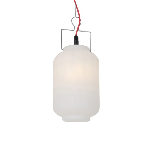 Inteligentná závesná vonkajšia lampa biela 20 cm s červenou zástrčkou vrátane Wifi A60 - Pion - Image 2