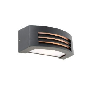 Moderná nástenná lampa antracit IP44 - Hurricane 1
