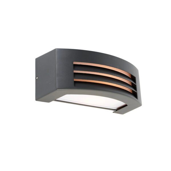 Moderná nástenná lampa antracit IP44 - Hurricane 1