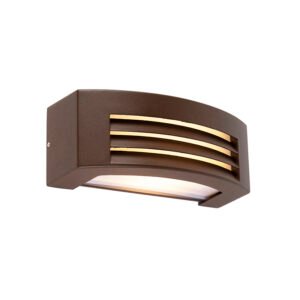 Moderná nástenná lampa hrdzavohnedá IP44 - Hurricane 1