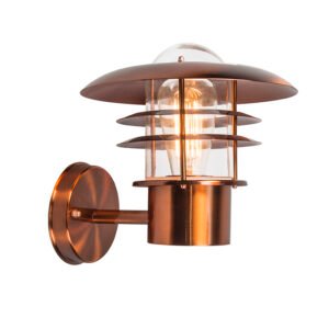 Vintage vonkajšia nástenná lampa medená IP44 - Prato