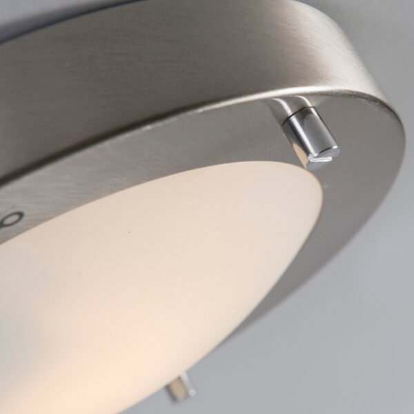 Moderné stropné svietidlo oceľ 18 cm IP44 - Yuma - Image 2