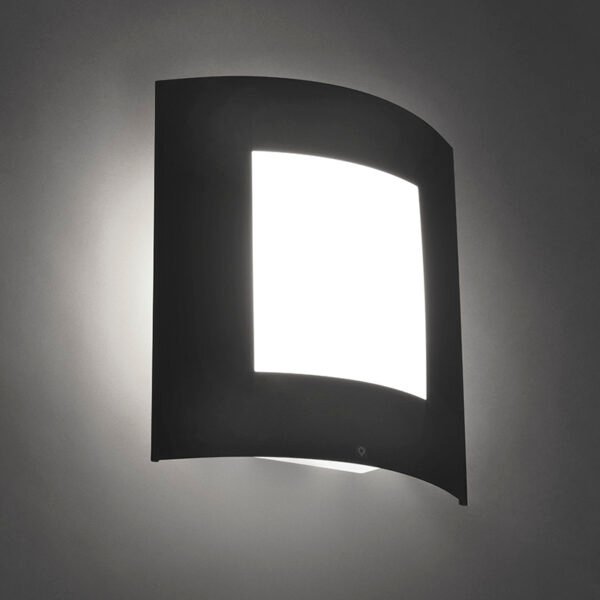 Vonkajšia nástenná lampa antracit IP44 - Emmerald 1