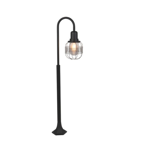 Rustikálna vonkajšia lampa čierna IP44 - Guardado