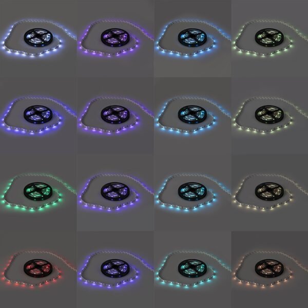 Flexibilný LED pásik 5 metrov viacfarebný RGB - Teania - Image 2