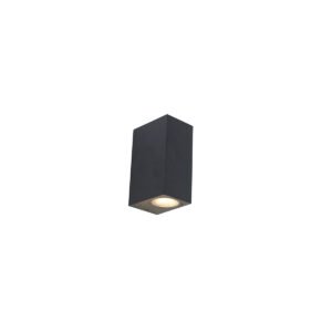 Set van 3 smart wandlampen zwart 2-lichts IP44 - Baleno