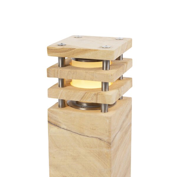 Moderná vonkajšia stojaca lampa pieskovec 40 cm - Grumpy - Image 2