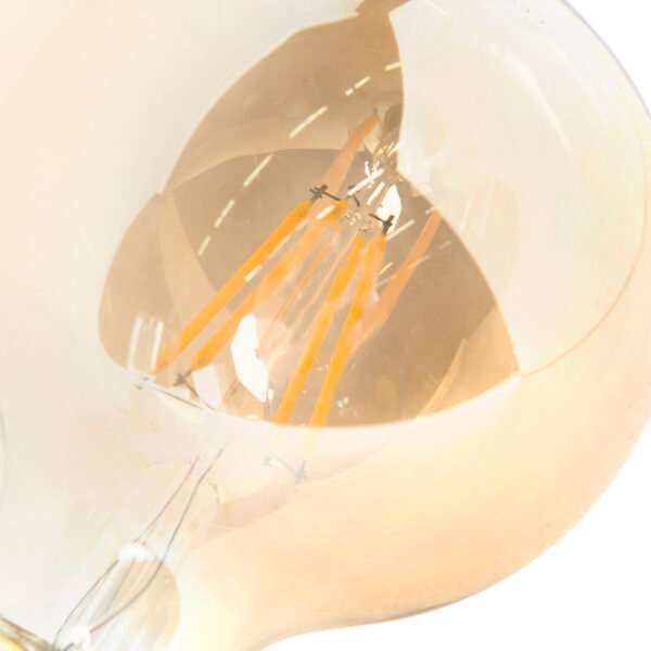 Sada 5 stmievateľných LED žiaroviek E27 G95 zlatá 5W 380lm 2200K - Image 2