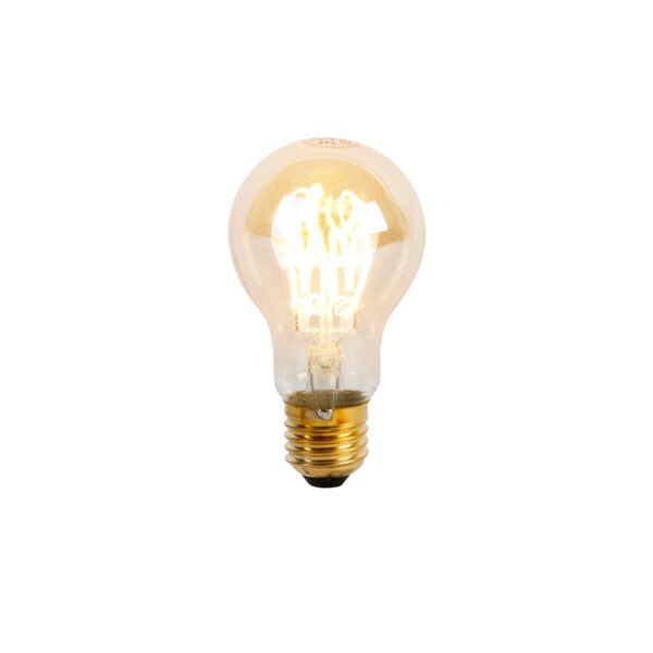 Sada 5 stmievateľných LED špirálových žiaroviek E27 A60 Goldline 4W 270 lm 2200K - Image 2