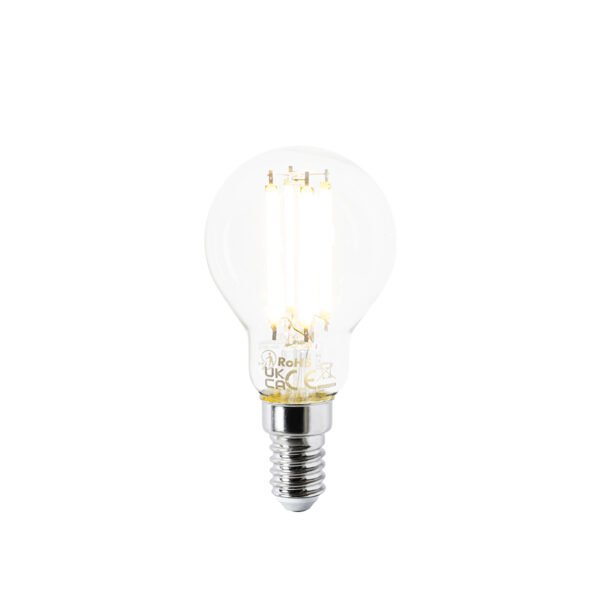 Sada 5 LED žiaroviek E14 P45 číre 2,2 W 470 lm 2700 K - Image 2