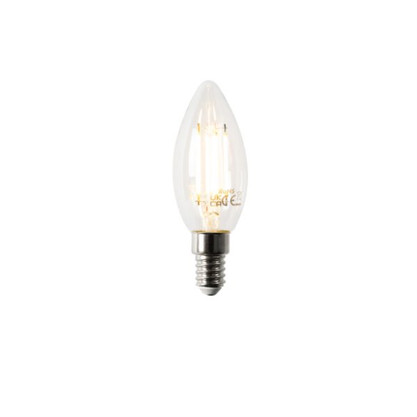 Sada 5 inteligentných LED žiaroviek E14 B35 4,5W 470 lm 2700K - Image 2