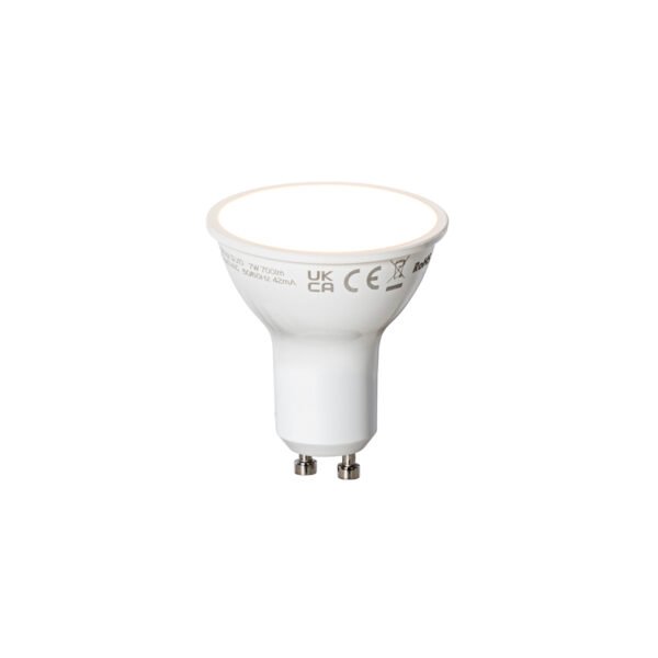 Sada 5 inteligentných LED žiaroviek GU10 biela 7W 700 lm 3000K - Image 2
