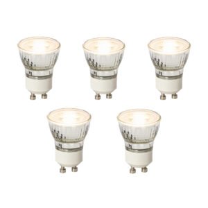 Sada 5 stmievateľných LED žiaroviek GU10 35 mm 4 W 200 lm 2700 K