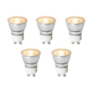 Sada 5 GU10 3-stupňových stmievateľných LED žiaroviek 35 mm 4W 220 lm 2700K