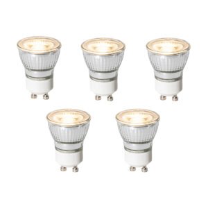 Sada 5 GU10 3-stupňových stmievateľných LED žiaroviek 35 mm 4W 220 lm 3000K
