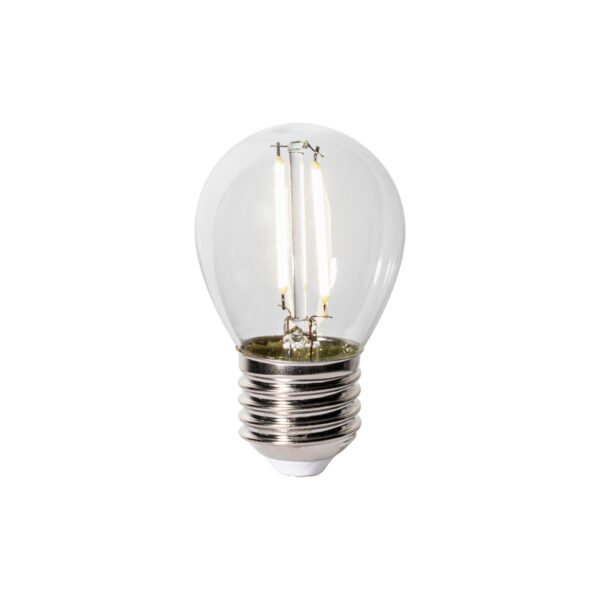 Sada 5 LED žiaroviek E27 P45 so súmrakovým senzorom 3W 250 lm 3000K - Image 2