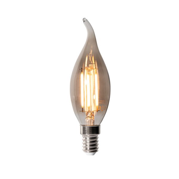 Sada 5 stmievateľných LED žiaroviek E14 BXS35 Smoke 4W 300 lm 2200K - Image 2