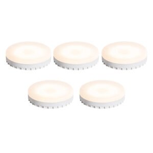 Sada 5 LED žiaroviek GX53 7W 750 lm 3000K