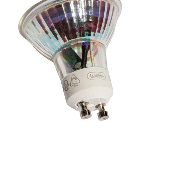 Sada 5 stmievateľných LED žiaroviek GU10 50 mm číra 4,9 W 450 lm 2700 K - Image 2