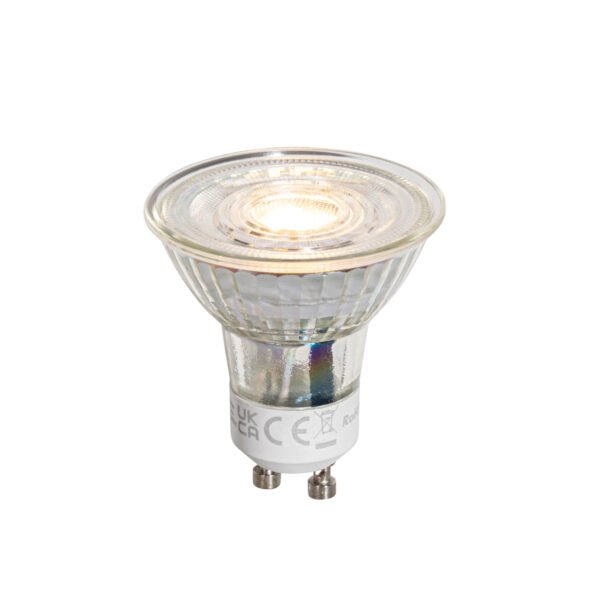 Sada 5 stmievateľných LED žiaroviek GU10 50 mm číra 4,9 W 500 lm 2700 K - Image 2