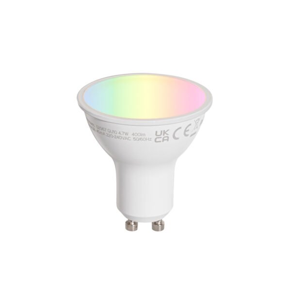 Sada 5 LED žiaroviek GU10 50 mm číra 4,7 W 400 lm 2200-2400 K - Image 2