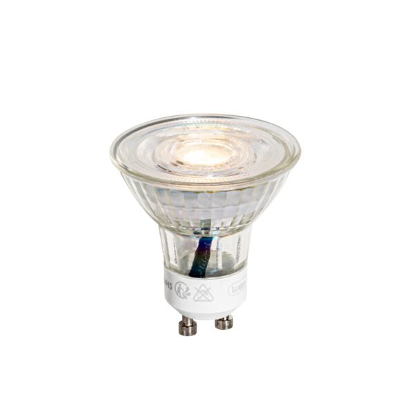 Sada 5 LED žiaroviek GU10 50 mm číra 3W 230 lm 2700K - Image 2